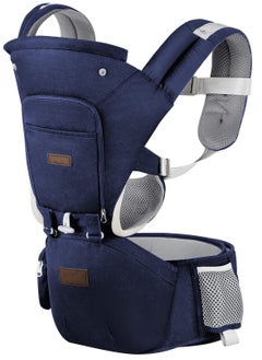 Generic 6-in-1 Baby Carrier Newborn to Toddler with Hip Seat Ergonomic All Positions Infant Carrier Soft Baby Holder Carrier with Hood for All Seasons  - Image 1