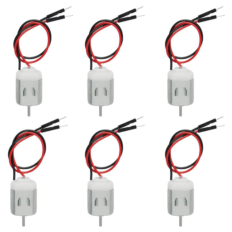 Gikfun 1.5V-6V Type 130 Miniature DC Motors for Arduino Hobby Projects DIY (Case Pack of 6) EK1450 - Image 1