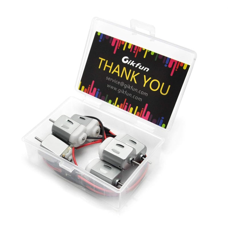 Gikfun 1.5V-6V Type 130 Miniature DC Motors for Arduino Hobby Projects DIY (Case Pack of 6) EK1450 - Image 5