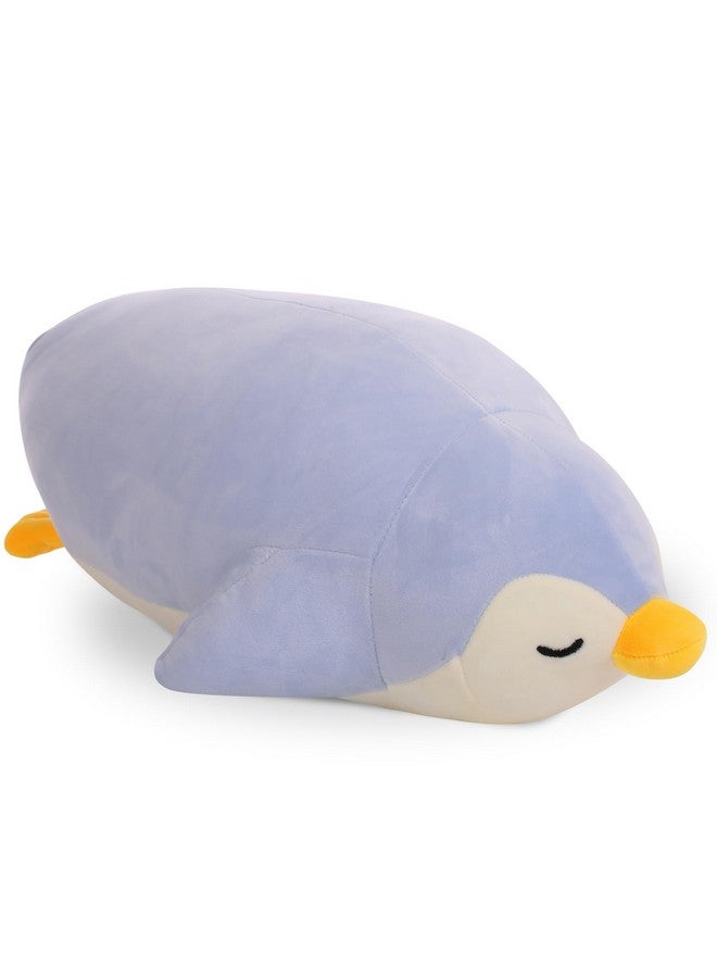 دينتران مجموعة كبيرة من دمى البطريق المحشوة، دمى البطريق المحشوة اللطيفة للأطفال والبنات والأولاد والبالغين وأعياد الميلاد والكريسماس والهالوين، دمى ناعمة رائعة، 12.20/18.11/22.44/25.98 بوصة، أزرق، أسود - Image 1