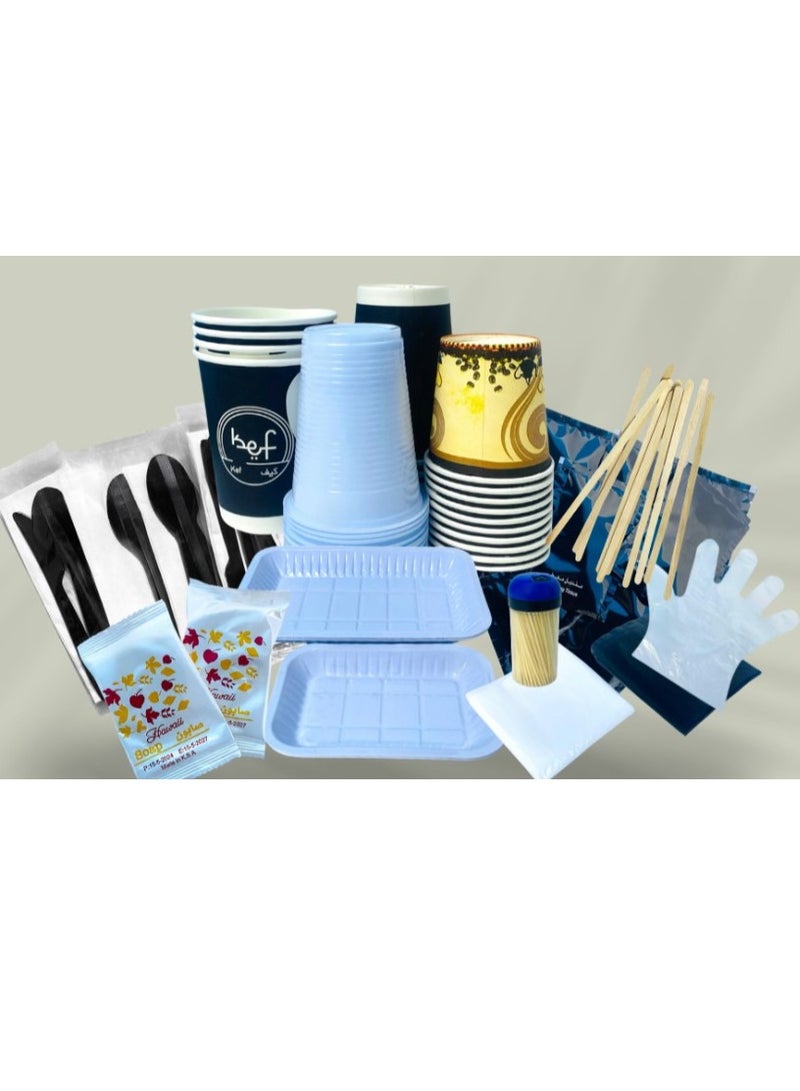 SKP Plastic Economical Picnic Box – Serves up to 10 people (101 pieces) - Image 2