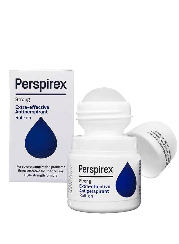 Perspirex Strong Extra-effective Antiperspirant Roll-on 20ml, Comfort Antiperspirant Deodorant Roller, Protection Against Control Sweat and Odour for Men and Women