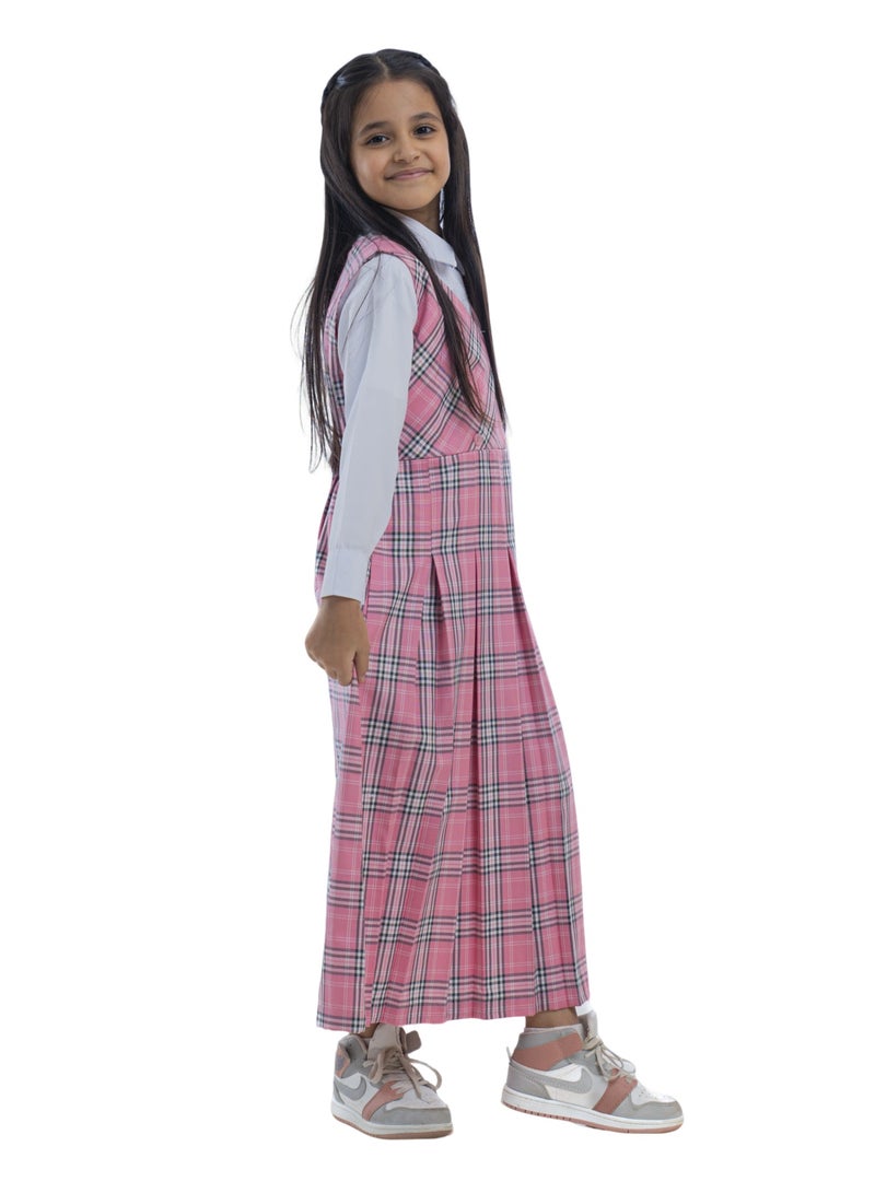 مريول لارا مريول وردي كاروهات فاتح موديل اربعة زرار - Image 2