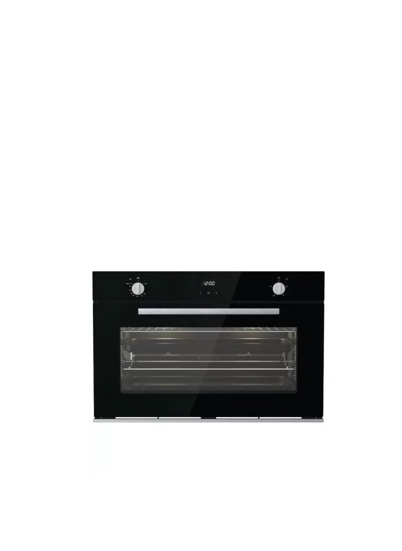 Gronje single built-in oven 90 cm gas Touch control Black BOGX9832E06BG  - Image 1