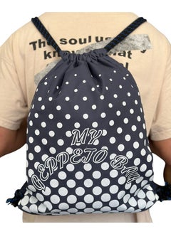 My Geppeto Bag Water Resistant Waterproof Quality Imperteks Fabric Rope Backpack 36X45 cm  - Image 2