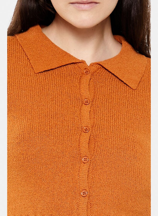 FOREVER 21 Boucle Sweater-Knit Shirt - Image 3