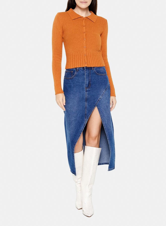 FOREVER 21 Boucle Sweater-Knit Shirt - Image 2