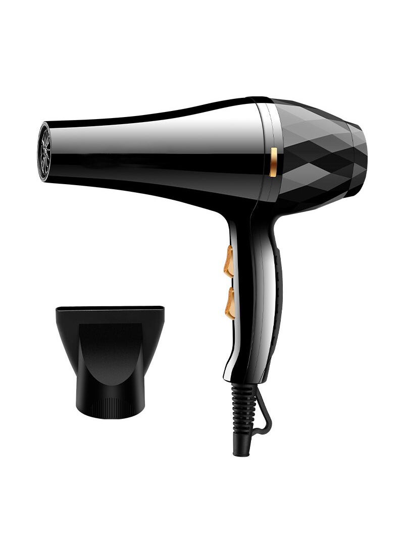 general New High Power Hair Dryer for Home Use Black Gathering Mouth