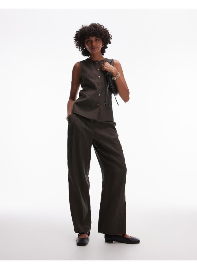 TOPSHOP Co-Ord Pinstripe Jogger  - Image 5