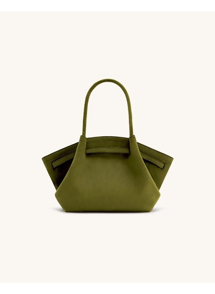 JW PEI Women's Hana Faux Suede Tote Bag-Green - Image 3