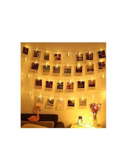 Bukela 20 Photo Clip String Lights LED Fairy Twinkle Lights for Hanging Pictures,Home Wall  Thanksgiving  Party Wedding Festival Indoor Outdoor Decor  - Image 4