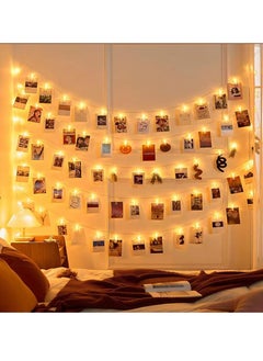 Bukela 20 Photo Clip String Lights LED Fairy Twinkle Lights for Hanging Pictures,Home Wall  Thanksgiving  Party Wedding Festival Indoor Outdoor Decor  - Image 5