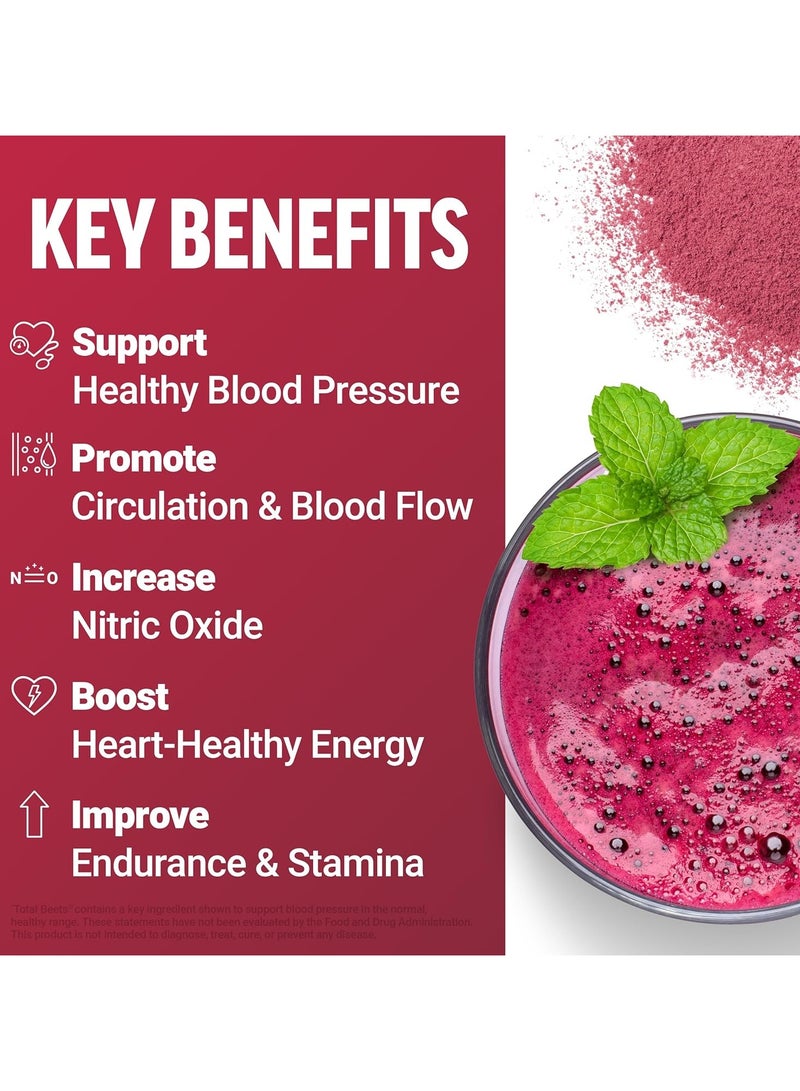 Force Factor Total Beets, Circulation Superfood, Black Cherry, 7.1 oz  - Image 3
