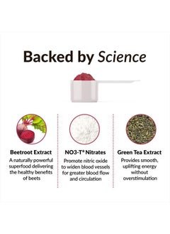 Force Factor Total Beets Energy Drink Mix, Superfood Beet Root Powder with Nitrates to Boost Energy and Support Circulation, Blood Flow, Nitric Oxide and Stamina, Heart Health Supplement, 30 Servings  - Image 3