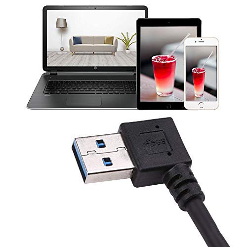 Smays USB 3.0 Micro B Right Angle Cable for BlackBerry Passport, Seagate & Toshiba External Hard Drives - Image 5