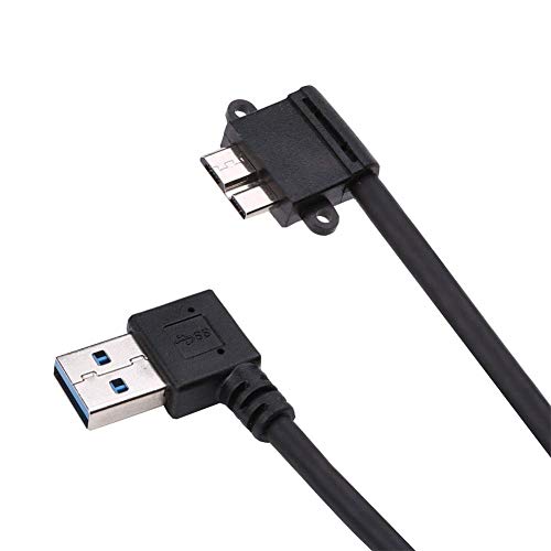 Smays USB 3.0 Micro B Right Angle Cable for BlackBerry Passport, Seagate & Toshiba External Hard Drives - Image 2
