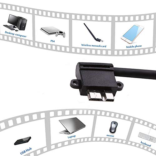 Smays USB 3.0 Micro B Right Angle Cable for BlackBerry Passport, Seagate & Toshiba External Hard Drives - Image 4