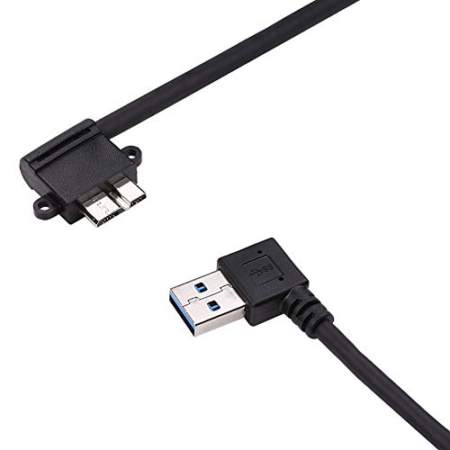 Smays USB 3.0 Micro B Right Angle Cable for BlackBerry Passport, Seagate & Toshiba External Hard Drives - Image 3