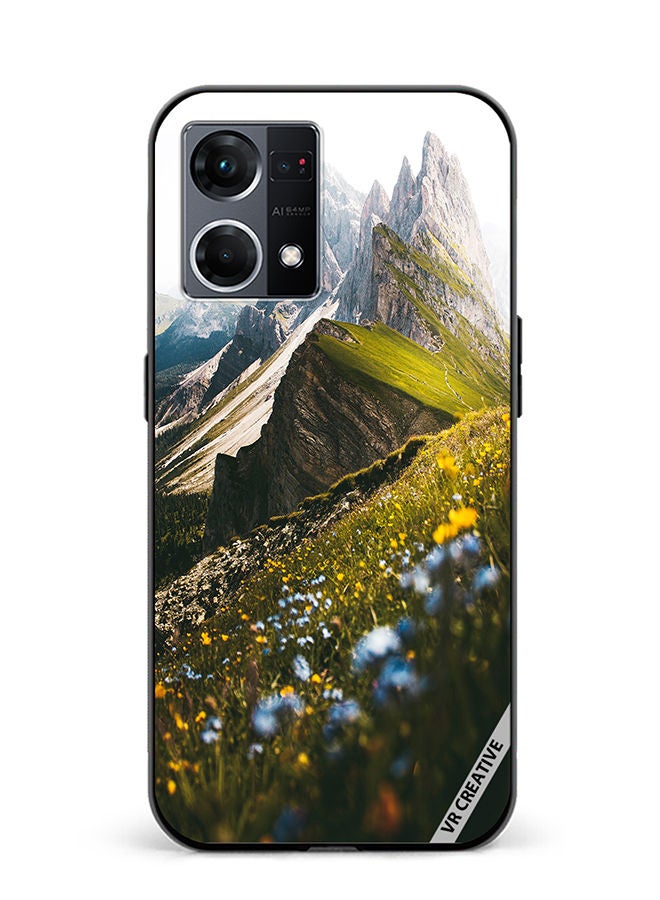 VR CREATIVE Protective Case Cover For Oppo Reno8 4G Pas Sans Logo Design Multicolour - Image 1