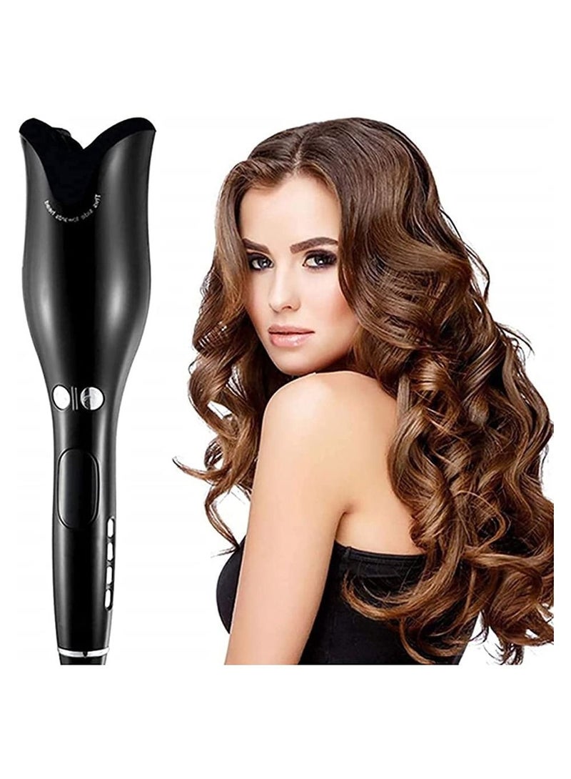 Automatic Ceramic Rotating Hair Curler, Professional Air Spin N Curl Hair Curler for All Hair Types, LCD Digital Display - Image 2