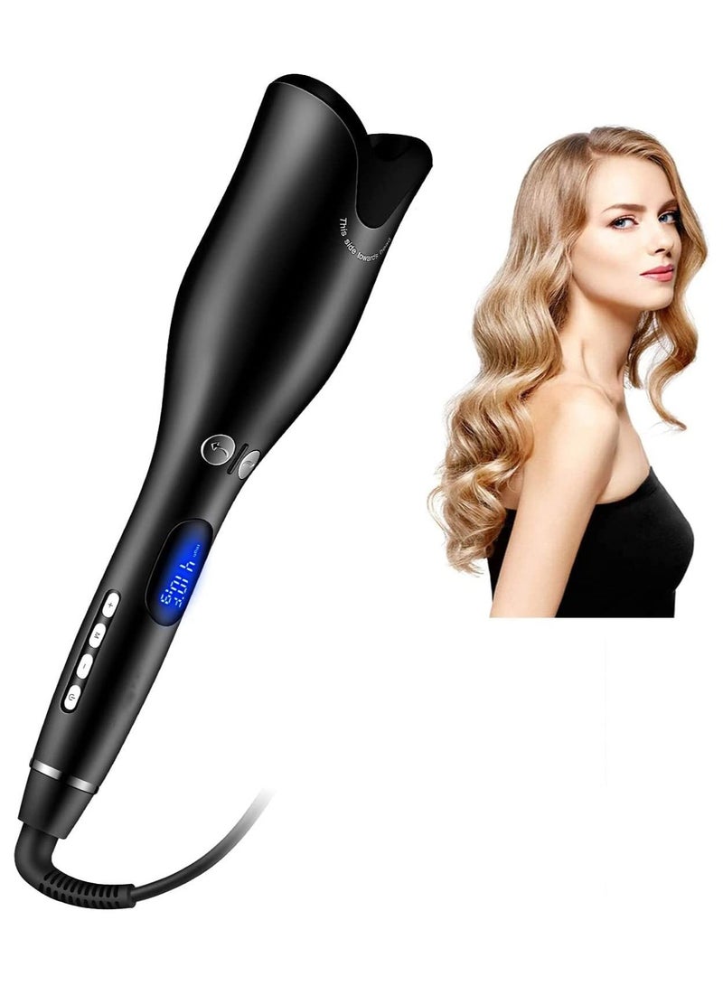 Automatic Ceramic Rotating Hair Curler, Professional Air Spin N Curl Hair Curler for All Hair Types, LCD Digital Display - Image 3