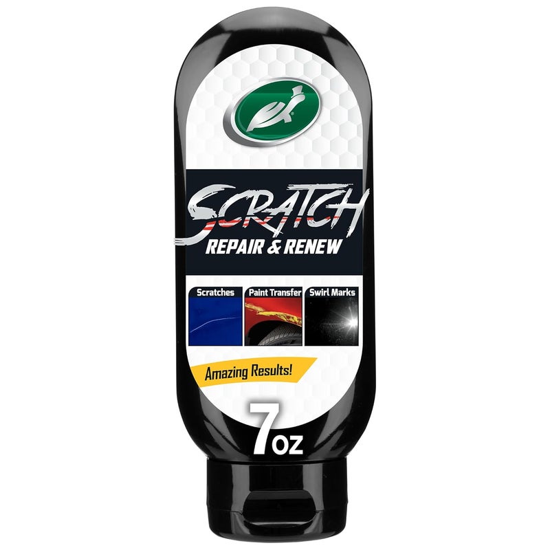 TurtleWax Turtle Wax Scratch Repair and Renew, Removes Fine Surface Car Scratches, 207ml, Pack of 1, Swirls, Paint Transfer, for Vehicles Including Cars, Trucks and Motorcycles, Safe for All Paint Colors - Image 1