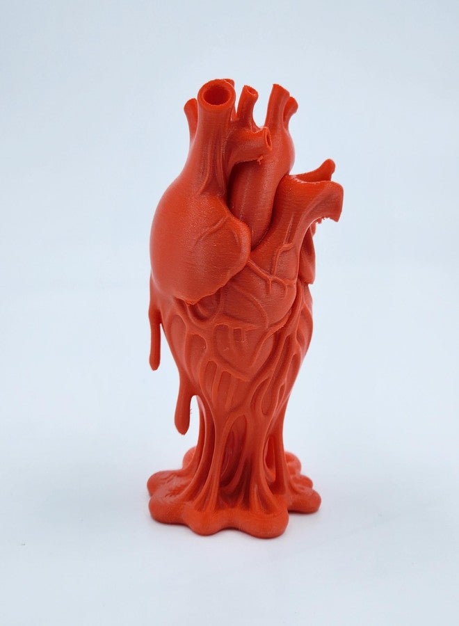 CUBIX3D Bleeding Anatomical Heart Sculpture | Unique Red 3D Printed Medical Art & Gothic Decor Showpiece | Aesthetic Tabletop Figurine Gift - Image 4