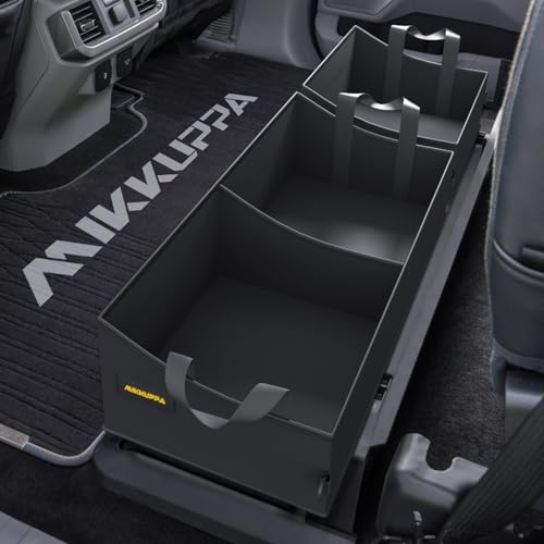 MIKKUPPA Truck Under Seat Storage Replacement for 20152026 Ford F150 F250 F350 3 Compartments Truck Tool Box Organizer Underseat Storage Bag - Image 1
