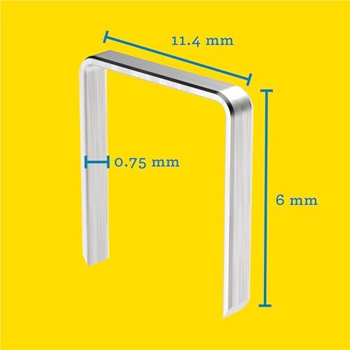 Rapid 11856250 Staples type 53 6mm (5000 Piece) - Image 2