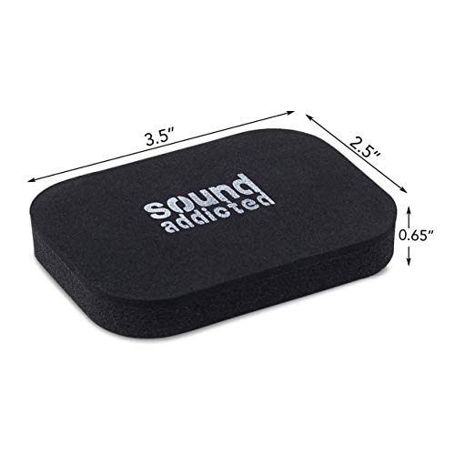 Sound Addicted Isolation Pads for Soundbar - Anti Vibrations Foam Pads Feet (4Pack) 3.5'' x 2.5'' x 0.65'' Suitable for Most Soundbars - BarPads (Rectangle) - Image 3