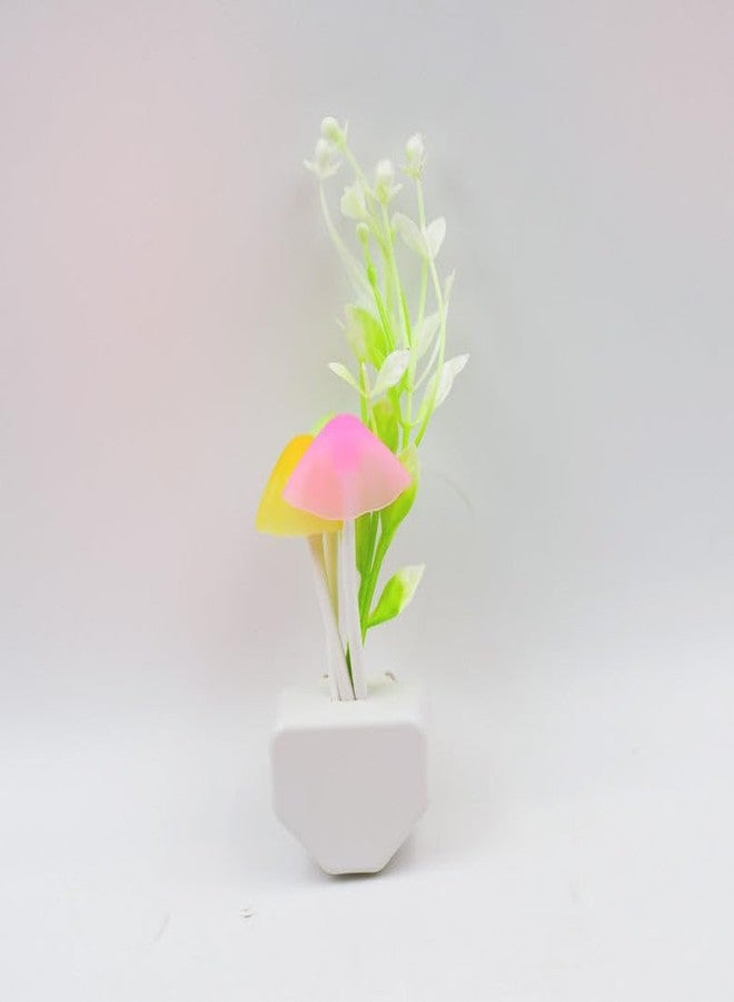 Oblivion Fancy Color Changing LED Mushroom Night Light Kids Beautiful Color LED Illumination Automatic On/Off Light Sensor Night Lamp - Image 2