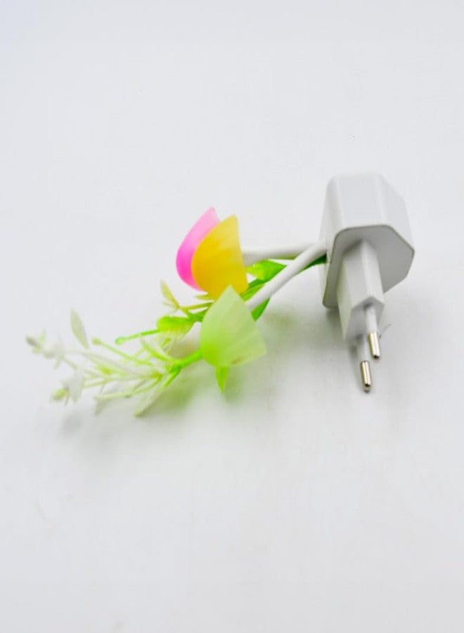 Oblivion Fancy Color Changing LED Mushroom Night Light Kids Beautiful Color LED Illumination Automatic On/Off Light Sensor Night Lamp - Image 3