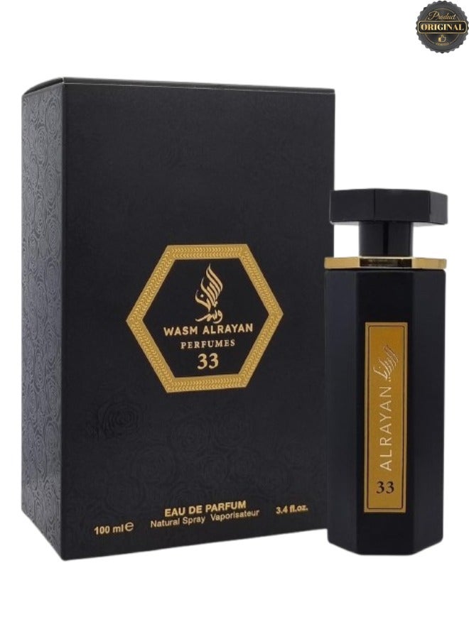 Alrayan Wasm Perfume 33 For Unisex 100ml EDP - Image 1