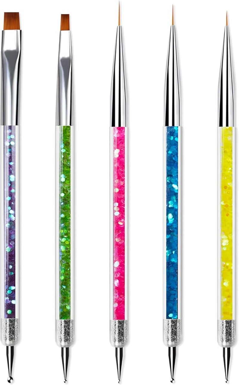 Artistic Nail Set - Complete Collection of Liner and Dotting Tools for Creative Nail Designs, Providing Durable Brushes for Smooth Control and Perfect Artistic Finishing Touches