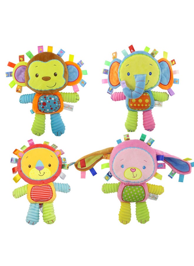 Generic - Happy Monkey Plush Toy Rattle Doll Doll Doll Plush Doll-Color:H018d Monkey - Image 1