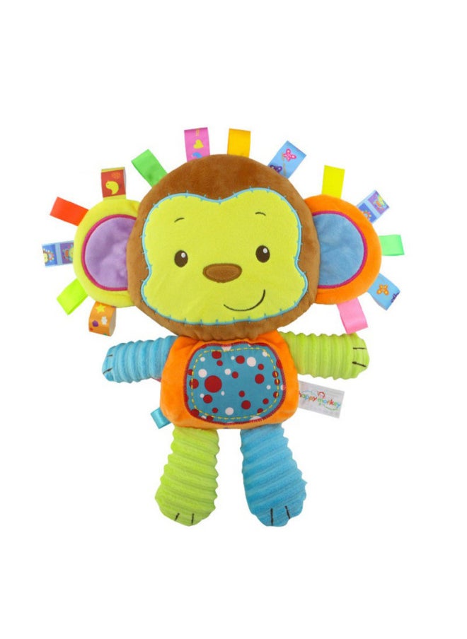 Generic - Happy Monkey Plush Toy Rattle Doll Doll Doll Plush Doll-Color:H018d Monkey - Image 1