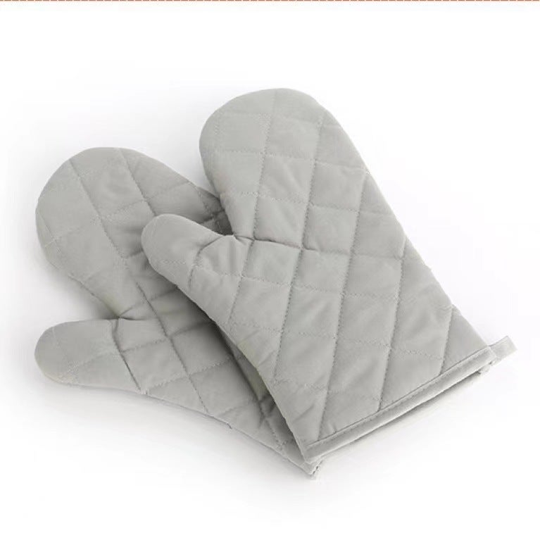 Thick Cotton Microwave Oven Gloves pink (single) - Image 2