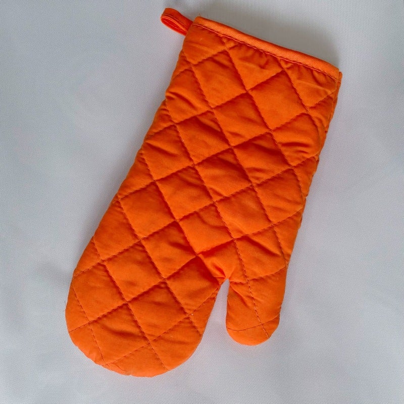 Thick Cotton Microwave Oven Gloves pink (single) - Image 3