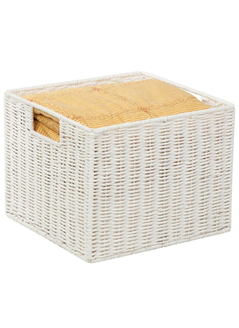 Honey Can Do - Honey Can Do Parchment Cord Storage Crate 33 X 25cm - Image 1