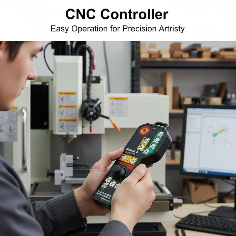 6 Axis CNC Breakout Board with USB Controller and 4 Axis Servo Board for Milling Engraving - Image 5