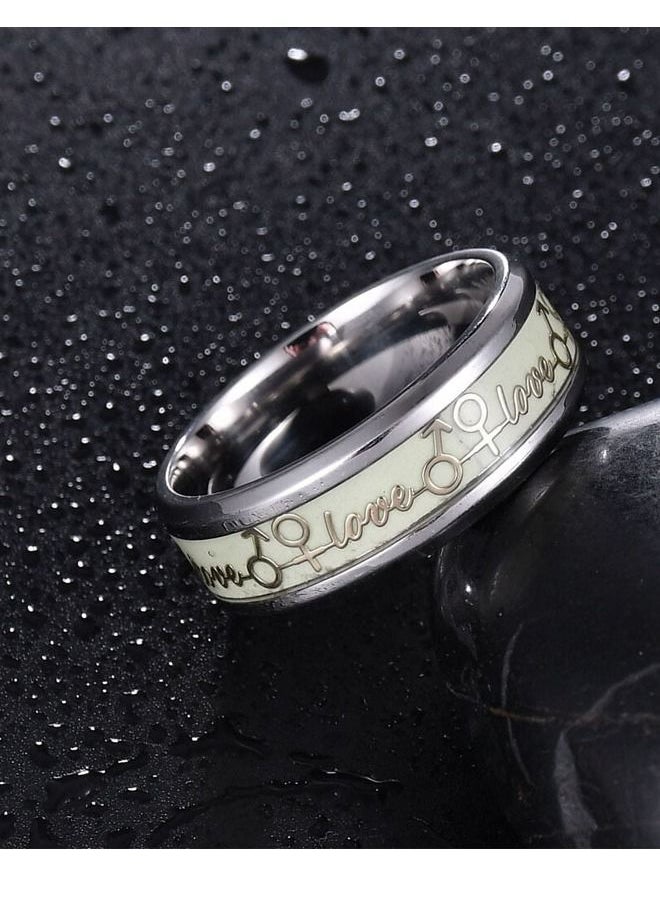 5esha - Stainless Steel Elegant Design Ring For Unisex - Image 1