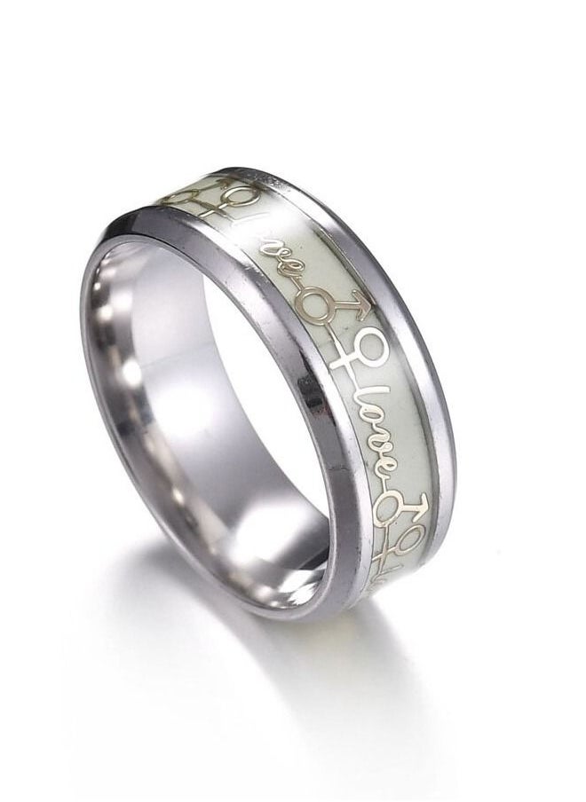 5esha - Stainless Steel Elegant Design Ring For Unisex - Image 1
