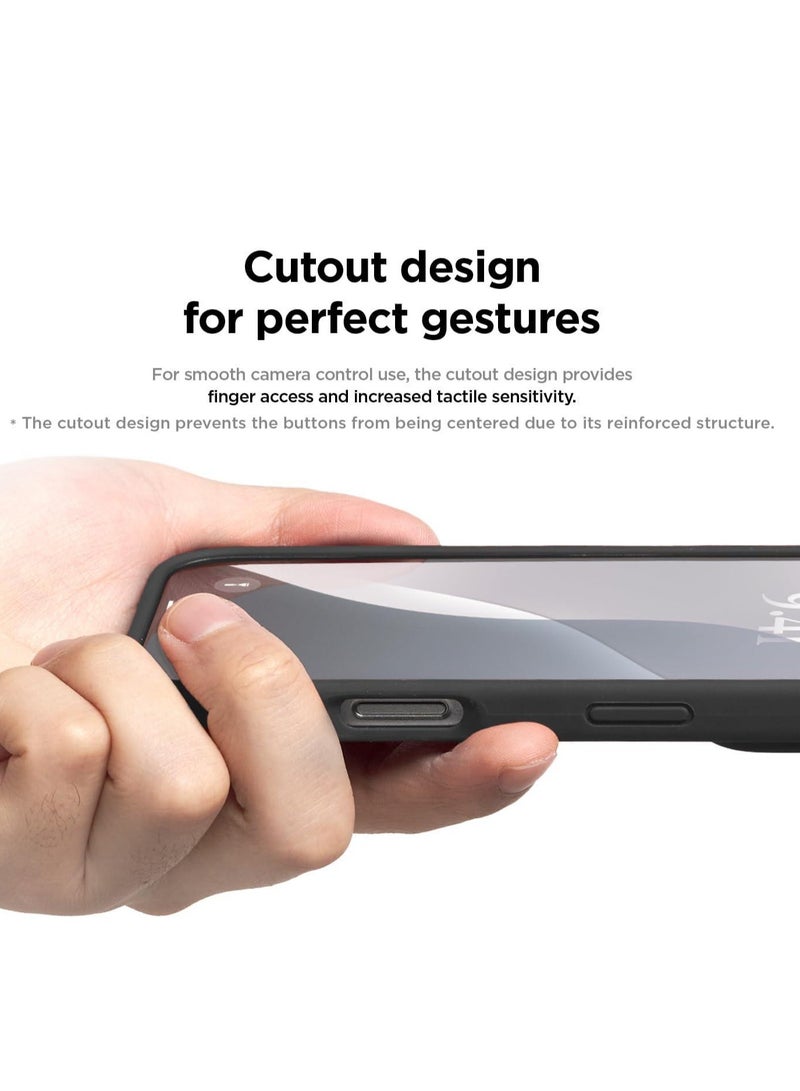 Silicone Case for iPhone 16plus   6.1 inch, Slim Liquid Silicone Case Shockproof Full Body Protection Phone Case with Anti-Scratch Microfiber Ultra Slim Soft Bumper Cover - Black - Image 5