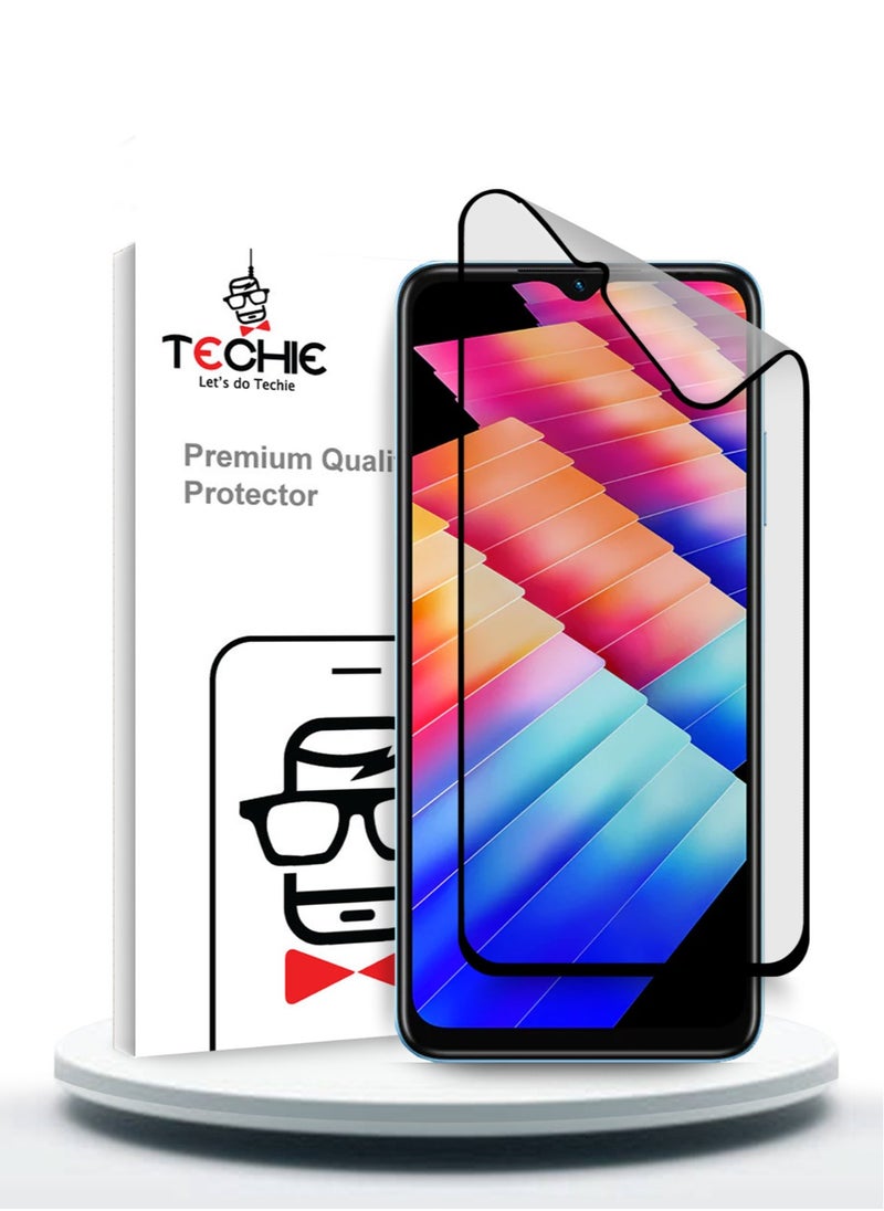 Techie Techie 9D Matte Ceramic Screen Protector Film for Infinix Hot 30i – Smooth Feel Anti Fingerprint Bubble Free  - Image 1