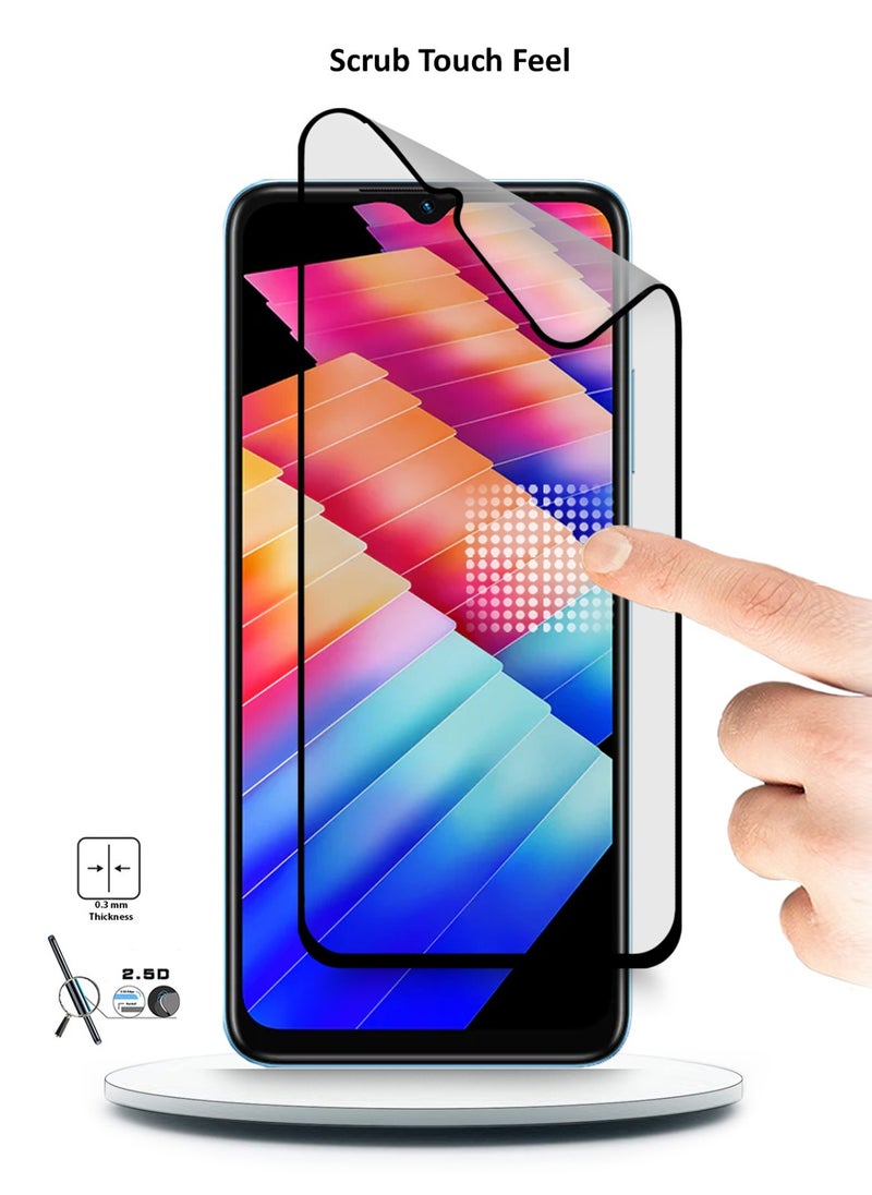 Techie Techie 9D Matte Ceramic Screen Protector Film for Infinix Hot 30i – Smooth Feel Anti Fingerprint Bubble Free  - Image 3