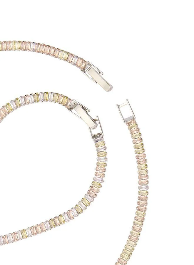 Parfois Multicolour Set Necklace And Bracelet With Zirconia for Women | Best Price UAE