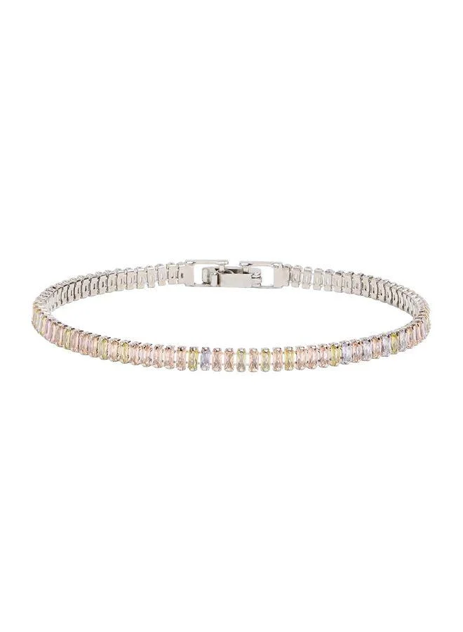 Parfois Multicolour Set Necklace And Bracelet With Zirconia for Women | Best Price UAE