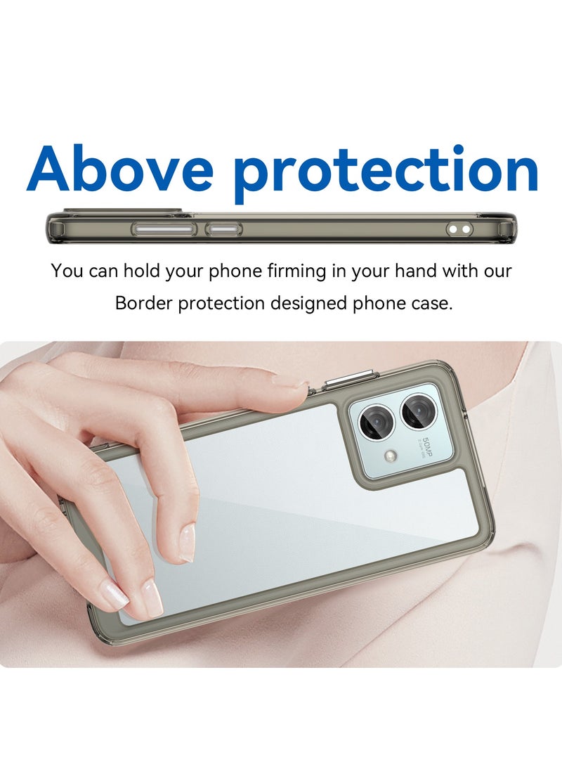 يوارب كينج غطاء هاتف حماية ضد الصدمات لموتورولا موتو G84 5G رمادي - Image 4