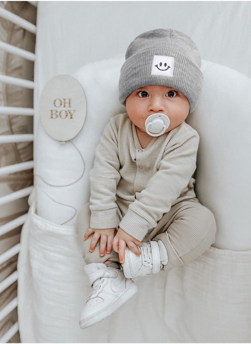 Baby Smiling Face Baby Knitted Hat Grey - pzsku/Z0A5644C15444C57E08F3Z/45/_/1713164738/4b843980-bfc1-48b3-b34c-f1c590c5db40