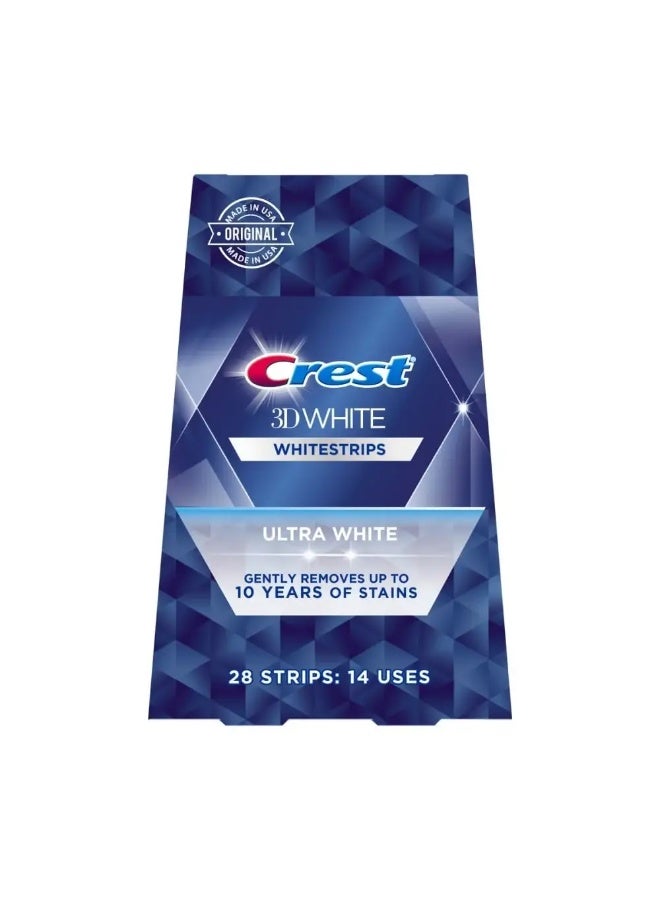 3D White Teeth Whitening Strips, 28 Strips